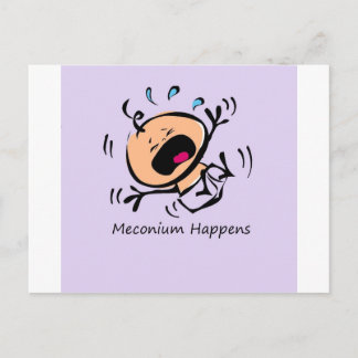 Meconium gebeurt briefkaart