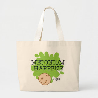 Meconium gebeurt in de Canvas tas van de verloskun