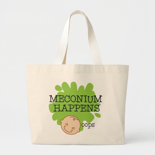 Meconium gebeurt in de Canvas tas van de verloskun (Voorkant)