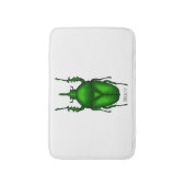 Mecynorhina torquata bug cartoon illustratie badmat (Voorkant Verticaal)