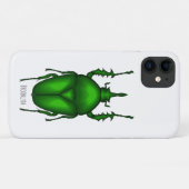 Mecynorhina torquata bug cartoon illustratie Case-Mate iPhone case (Achterkant (horizontaal))