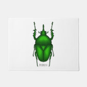 Mecynorhina torquata bug cartoon illustratie deurmat (Voorkant)