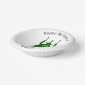 Mecynorhina torquata bug cartoon illustratie papieren kommen (Gebogen)