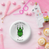 Mecynorhina torquata bug cartoon illustratie papieren kommen (Feest)