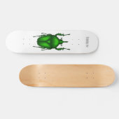 Mecynorhina torquata bug cartoon illustratie persoonlijk skateboard (Horizontaal)