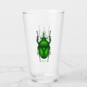 Mecynorhina torquata bug cartoon illustration  glas (Achterkant)