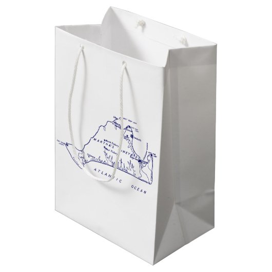 Med Bag Medium Cadeauzakje (Voorkant Gekanteld)