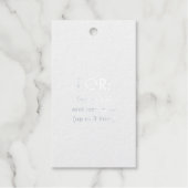Med. Bl. en Lt. Grey Bus. Opp. Mtg. Logo Silver Cadeaulabels (Voorkant)
