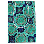 Med Gift Bag Azurite/Malachiet Geode Medium Cadeauzakje (Voorkant)