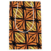Med Gift Bag Monarch Wing Abstract Medium Cadeauzakje (Voorkant)