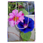 Med Gift Bag Portulaca & Morning Glory Medium Cadeauzakje (Achterkant)