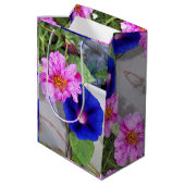 Med Gift Bag Portulaca & Morning Glory Medium Cadeauzakje (Achterkant Gekanteld)