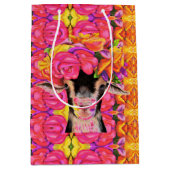 Med Gift Bag Posey de Geit Medium Cadeauzakje (Voorkant)