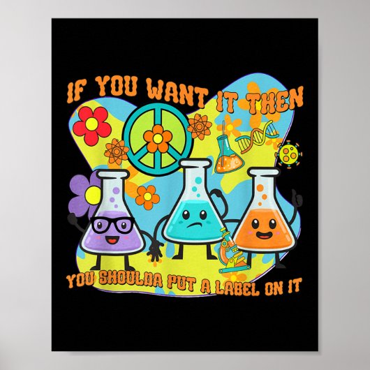 Med Lab Tech Lab Week 2025 Mystery Machine van Dia Poster (Voorkant)
