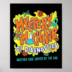 Med Lab Tech Lab Week 2025 Mystery Machine van Dia Poster