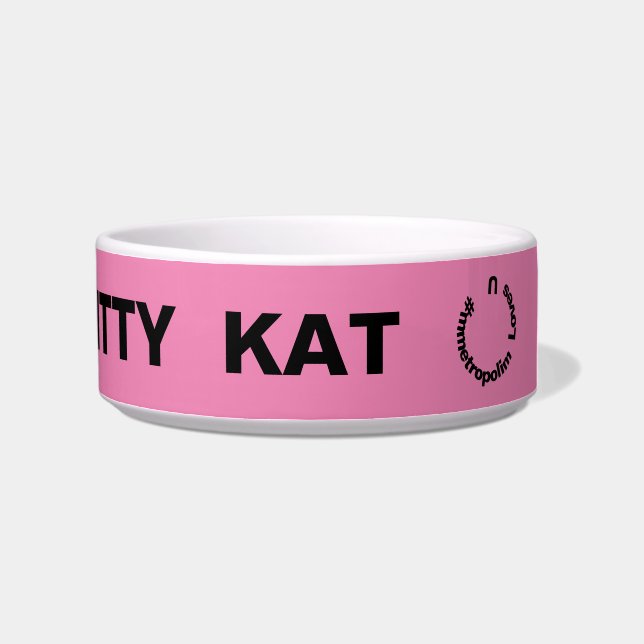 Med./Lg.KAT/ Pet Bowl/#mmetropolim Voerbakje (Rechts)