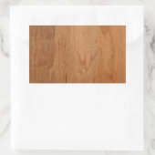 Med-Lt Houten Graan Rechthoekige Sticker (Tas)