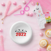 Med School 2022 Graduation Caps & Diplomas (rood) Papieren Kommen (Feest)