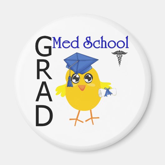 Med School Afstudeerder Magneet (Voorkant)