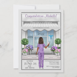 Med School Afstudeerder Nurse Afstudeerder Vrouw U Kaart