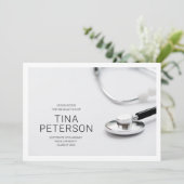 Med School Afstuderen Aankondiging (Staand voorkant)