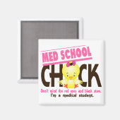 Med School Chick 2 Magneet (Voorkant / Achterkant)