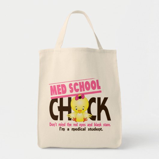 Med School Chick 2 Tote Bag (Voorkant)