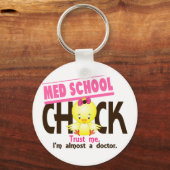 Med School Chick 3 Sleutelhanger (Voorkant)
