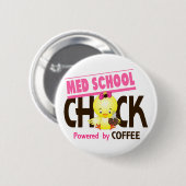 Med School Chick 4 Ronde Button 5,7 Cm (Voorkant /achterkant)