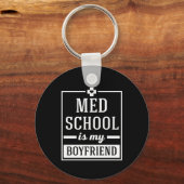 Med School is mijn vriend Funny Student Doctor Sleutelhanger (Voorkant)