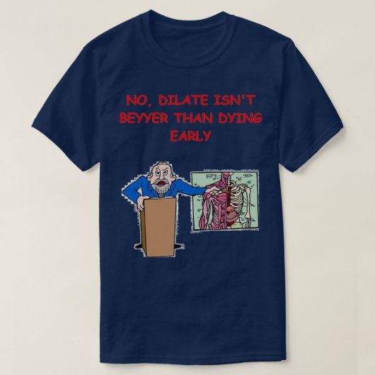 Med School Joke 18 T-shirt (Design voorkant)