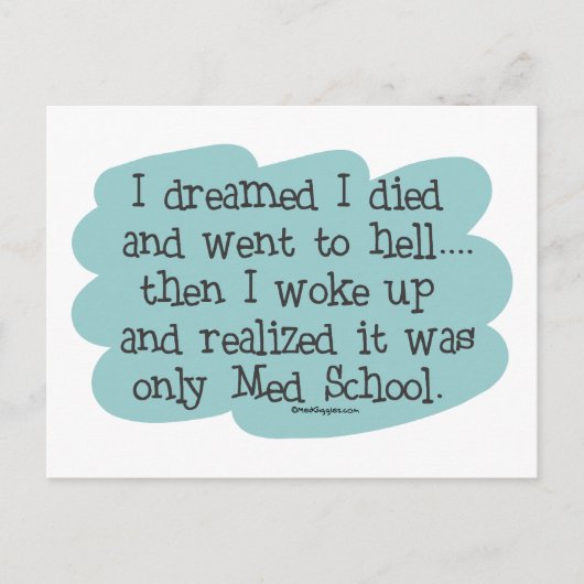 Med School of Hell Briefkaart (Voorkant)