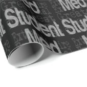 Med Student Extraordinaire Cadeaupapier (Rol Hoek)