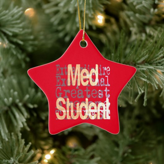 Med Student Extraordinaire Keramisch Ornament (Boom)