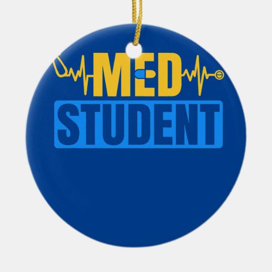 Med Student Future Doctor Arts Medical Keramisch Ornament (Voorkant)