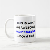 med student, geweldige koffiemok (Links)