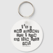 Med Student Ransom Note Sleutelhanger (Voorkant)