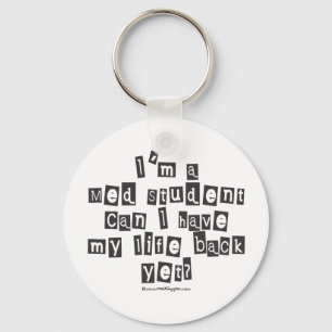 Med Student Ransom Note Sleutelhanger