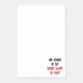 Med Student Zombie Joke Post-it® Notes (Voorkant)