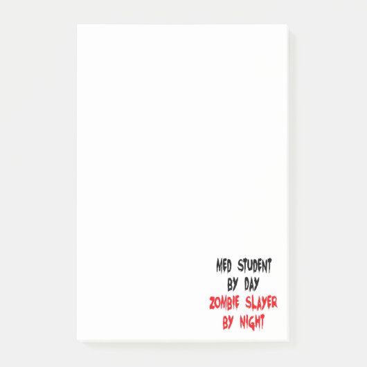 Med Student Zombie Joke Post-it® Notes (Voorkant)