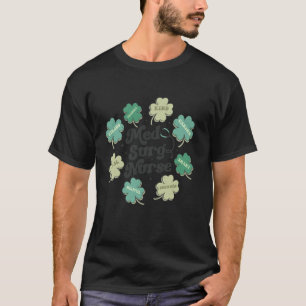 Med Surg Verpleegkundige Groovy Paddys Medisch Chi T-shirt