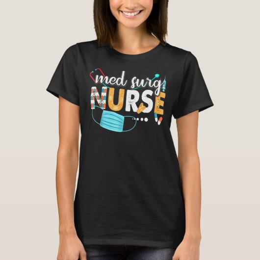 Med Surg Zurse Cute Neurses Week 2022 T-shirt (Voorkant)