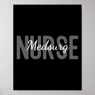 Med Surg Zurse - Medische chirurgische verpleegdie Poster
