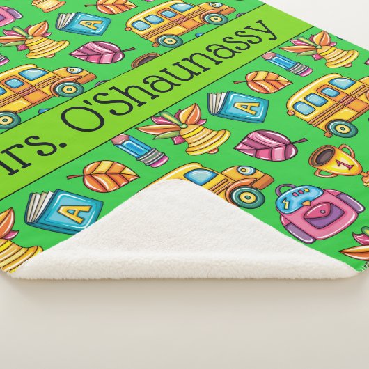 Med Teacher Verpakt in Liefde Sherpa Deken (3/4)