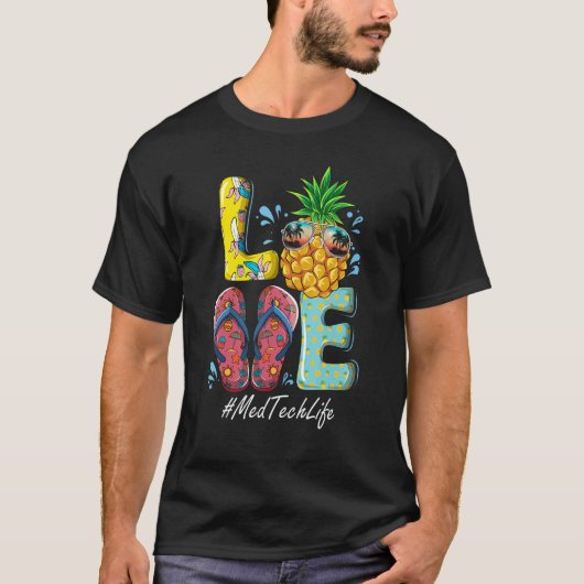 Med Tech Hello Summer Happy Last Day School T-shirt (Voorkant)