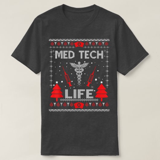 Med Tech Life Ugly Christmas Sweaters Matching Gro (Design voorkant)
