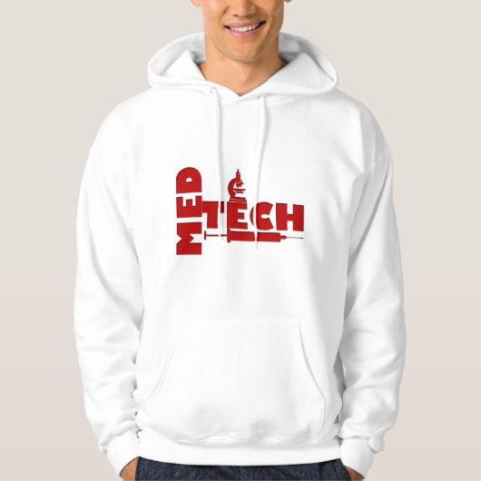 MED-TECH MICROSCOPE-SPUIT (MEDISCHE TECHNOLOGIE) HOODIE (Voorkant)