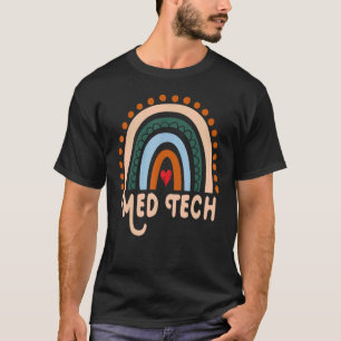 Med Tech Rainbow Cute Appreciation Essential Worke T-shirt