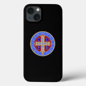 Meda of kruis van St. Benedict Case-Mate iPhone Case (Achterkant)