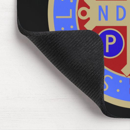 Meda van St. Benedict Mousepad Muismat (Hoek)